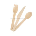 140mm cutlery disposable flatware set wooden knife tableware